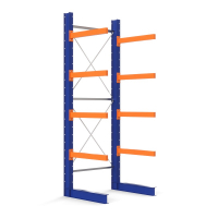 Стеллаж консольный 1-сторонний 3000х940х1073 HV Market