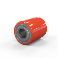 Ролик для гидравлической тележки, 70x60 мм, полиуретан/металл (без подшипника) HV Market