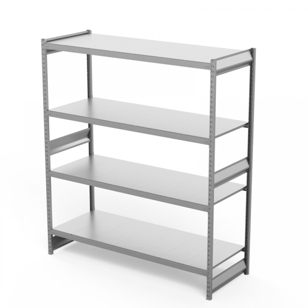 Стеллаж грузовой СГ Ультра (2000х1800х800) 4 яруса, цинк