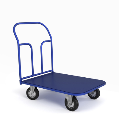 Тележка платформенная ТП 1 (500х800) г/п 300 кг.125 черная резина HV Market