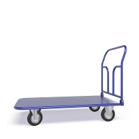 Тележка платформенная со складной ручкой ТПСР 2 М (600х900) г/п 500 кг.200 черная резина HV Market