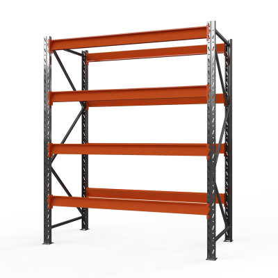 Стеллаж металлический ОПТИМА, 4000х1250х785 мм. Полки: 4 шт. без настила