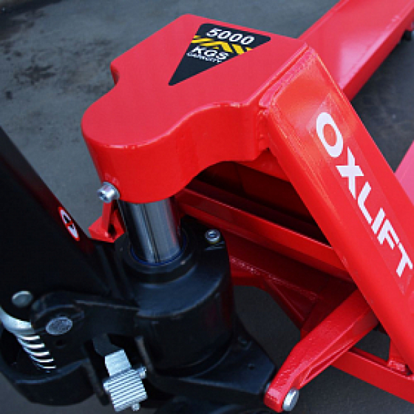 Ручная гидравлическая тележка OXLIFT OX50 5000 кг