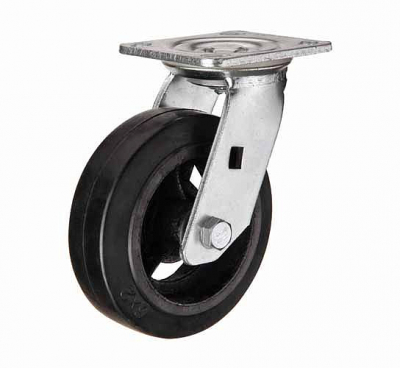 Колесо большегрузное обрезиненное SCD 55 поворотное ⌀ 125 HV Market