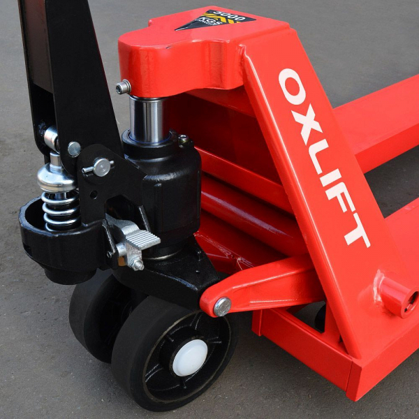 Ручная гидравлическая тележка длинновильная OXLIFT OX50-L1500 1500 мм 5000 кг