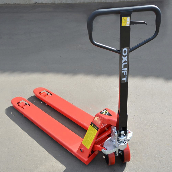 Узковильная гидравлическая тележка OX 25-L1150-W450 OXLIFT ширина вил 450 мм 2500 кг