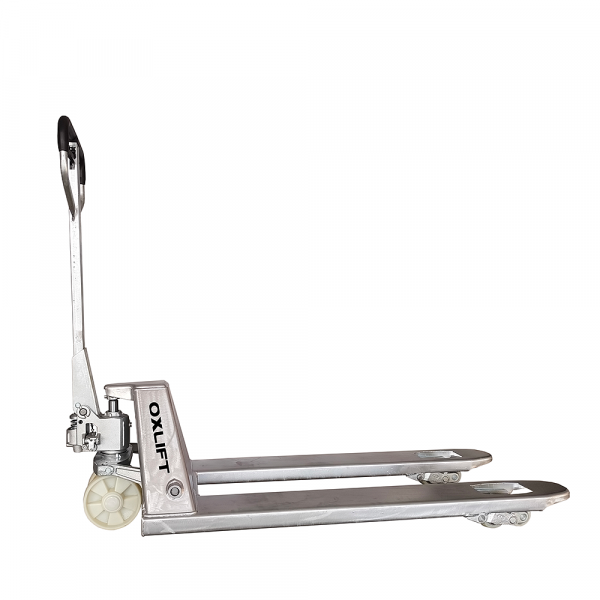 Ручная гидравлическая тележка c гальваническим покрытием OXLIFT OX25-GAL 2500 кг
