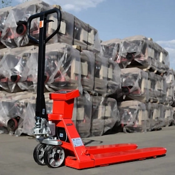 Ручная гидравлическая тележка с весами OXLIFT OX25V 2500 кг