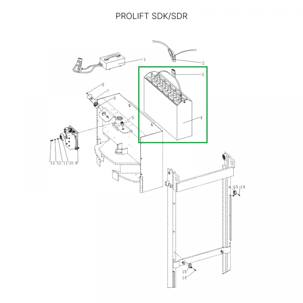 Аккумуляторная батарея 24В 150 Ач Li-ion HV Market