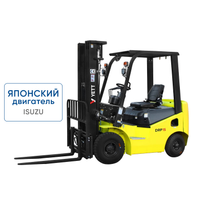 Дизельный погрузчик с японским двигателем YETT DRP15-WS5K2-ZSM480-SS