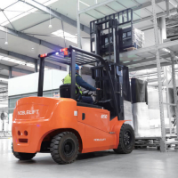 Электрический вилочный погрузчик FE4P50Q Triplex mast (Литий 412Ач, FFL, В-4500мм) HV Market