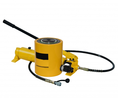 Домкрат гидравлический грузовой TOR ДУ30П150 (HHYG-30150) 30 т + насос TOR HHB-700A HV Market