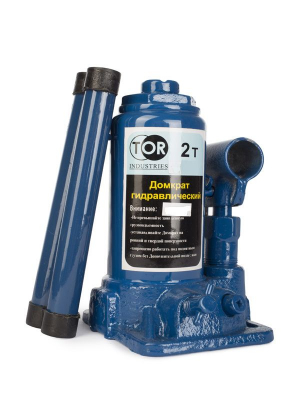 Бутылочный гидравлический домкрат TOR ДГ-2 г/п 2,0 т (в пластиковом кейсе) HV Market