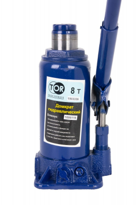 Домкрат гидравлический бутылочный TOR ДГ-8 г/п 8,0 т (в пластиковом кейсе) HV Market