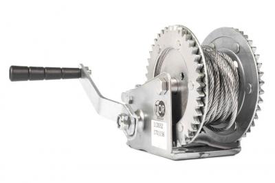 Лебедка ручная TOR ЛН-1200 (LHW) г/п 0,5 т длина троса 10 м