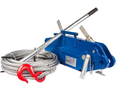 Лебедка рычажная тросовая TOR МТМ 3200 3,2 т L=20м (стальной корпус) HV Market