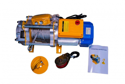 Лебедка электрическая TOR КCD (TSA) 300/600 40/20 м 220В (алюминиевый корпус)