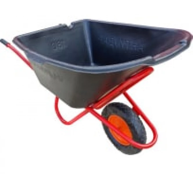 Тачка строительная 110 л 200 кг "Антиудар" одноколёсная с пневмоколесом HV Market