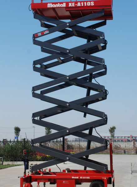 Полусамоходный подъемник Mantall XE-A110S HV Market