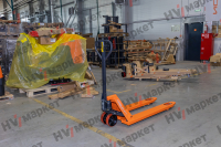 Гидравлическая тележка (рохля) DFE20 550х1150  HV Market