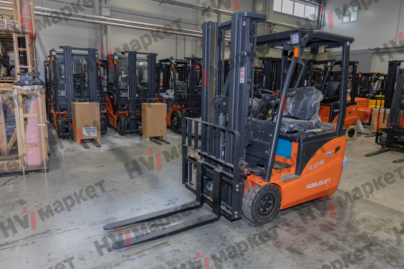 Электрический вилочный погрузчик FE3D18N Duplex mast (Свинц-кислот 455Ач, FFL, В-3000мм) HV Market