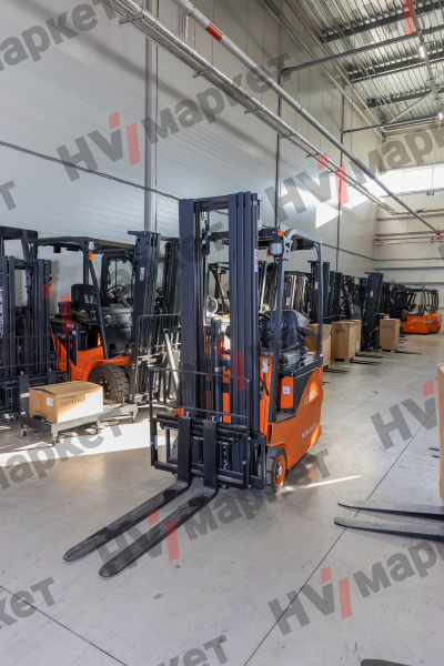 Электрический вилочный погрузчик FE3R12N Duplex mast (Свинц-кислот 420 Ач, FFL, В-3000мм)   HV Market