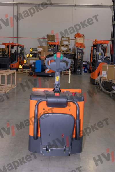 Тележка самоходная PT20P-C (540x1150) Curtis 1.6Kw рулевое колесо，двухсторонняя тяга аккумулятора 540x115, LB 200 Ah，24V80A зарядное устройство， HV Market