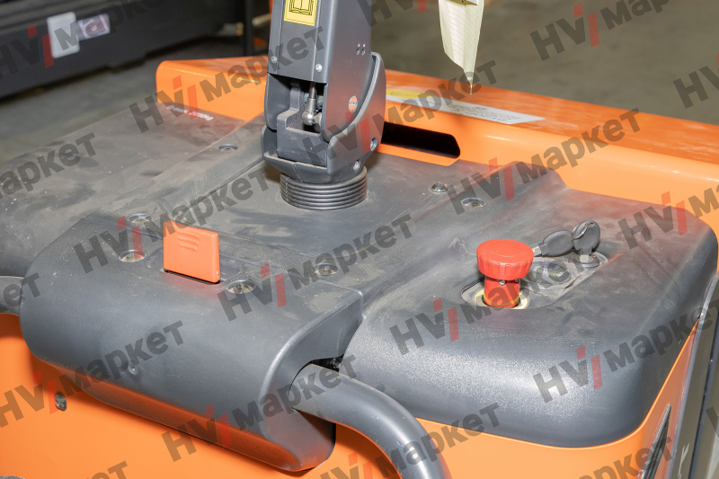 Тележка самоходная PT20P-C (540x1150) Curtis 1.6Kw рулевое колесо，двухсторонняя тяга аккумулятора 540x115, LB 200 Ah，24V80A зарядное устройство， HV Market